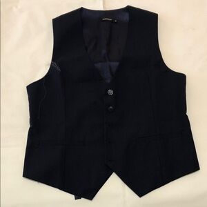 NWT: Hisdern Classic Navy Blue Men's Vest